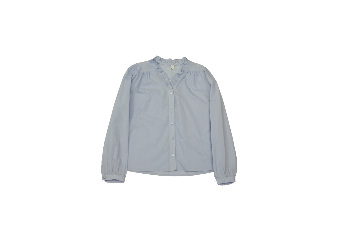 Baby Blue Cotton Blouse